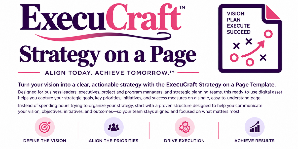 Strategy and Planning: Strategy On Page